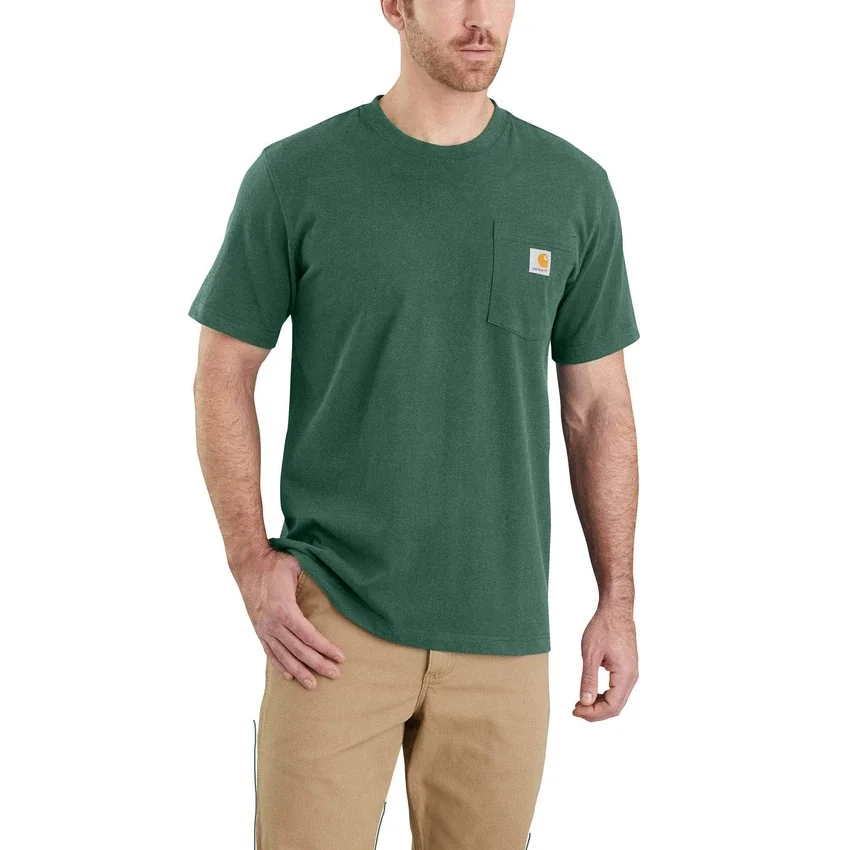 Camiseta de hombre Dearborn de corte holgado, tejido grueso y con bolsillos