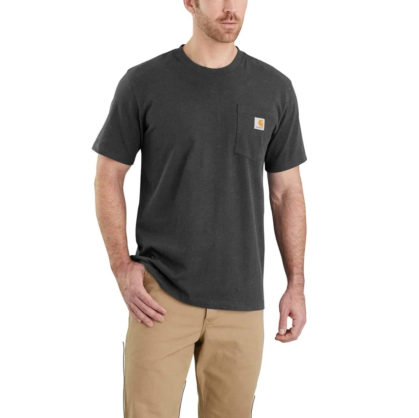 Camiseta de hombre Dearborn de corte holgado, tejido grueso y con bolsillos