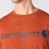 Camiseta de hombre Dearborn de corte holgado y tejido grueso con logotipo