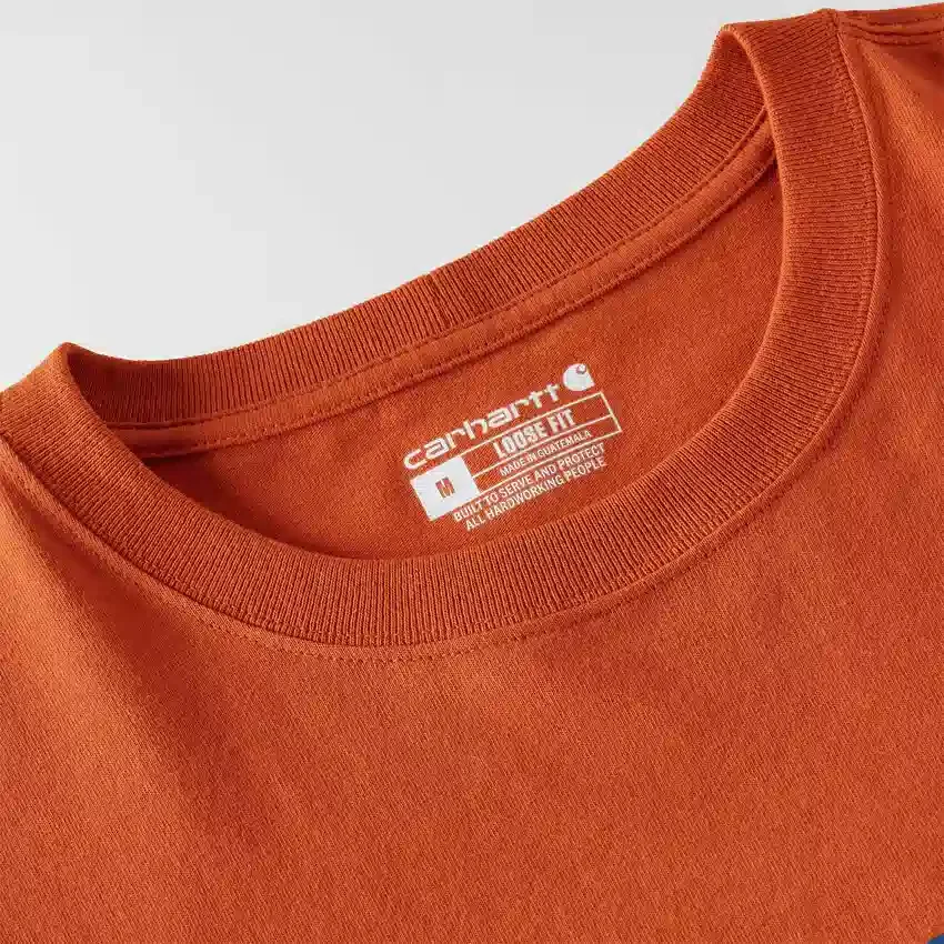 Camiseta de hombre Dearborn de corte holgado y tejido grueso con logotipo