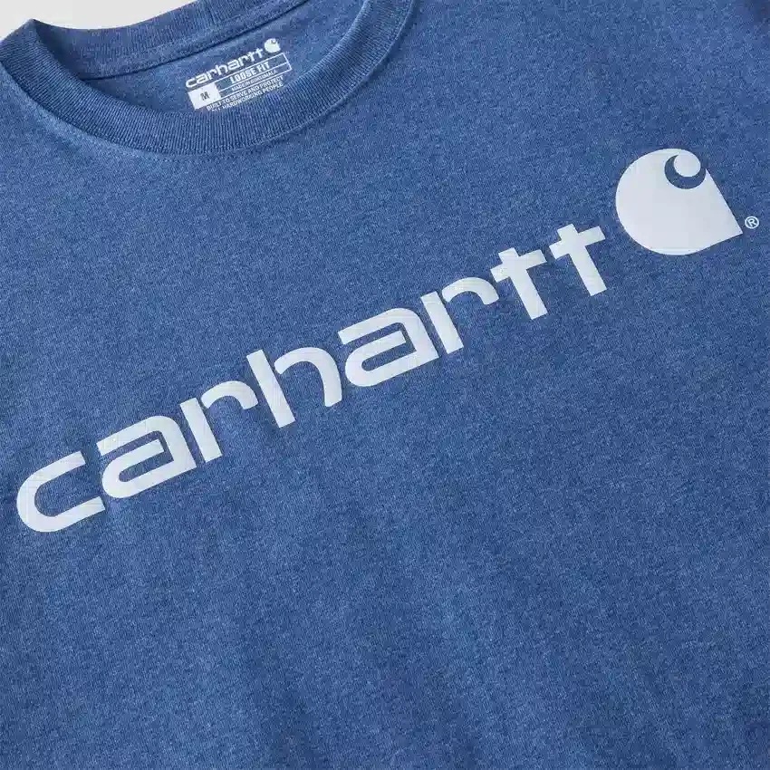Camiseta de hombre Dearborn de corte holgado y tejido grueso con logotipo