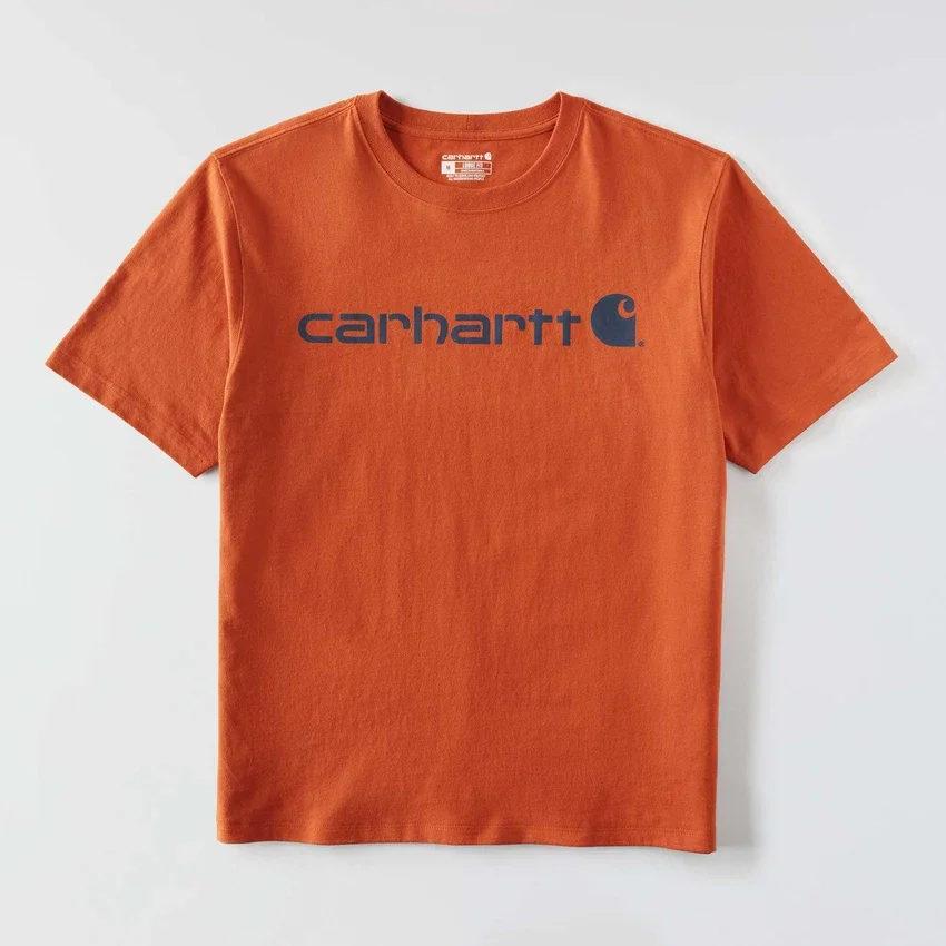 Camiseta de hombre Dearborn de corte holgado y tejido grueso con logotipo