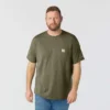 Camiseta de hombre Force de corte holgado con bolsillos y tecnología de absorción de la humedad