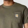 Camiseta de hombre Force de corte holgado con bolsillos y tecnología de absorción de la humedad