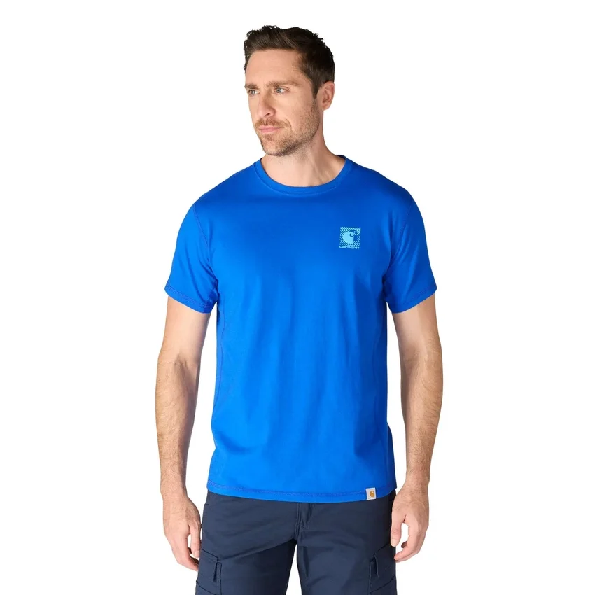 Camiseta de hombre «Force» transpirable, que absorbe la humedad y con logotipo