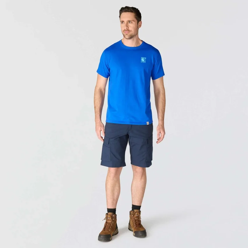 Camiseta de hombre «Force» transpirable, que absorbe la humedad y con logotipo
