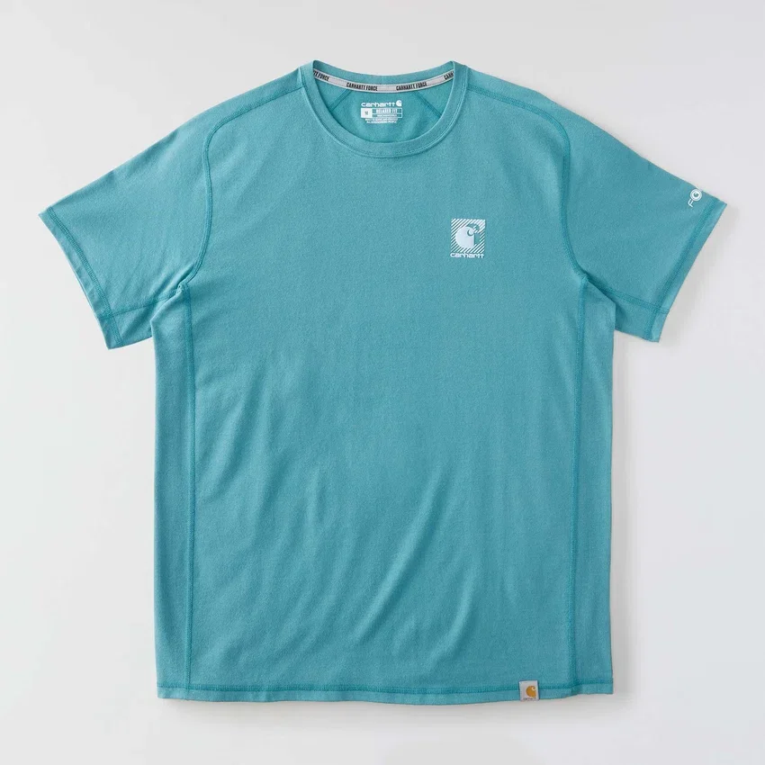Camiseta de hombre «Force» transpirable, que absorbe la humedad y con logotipo