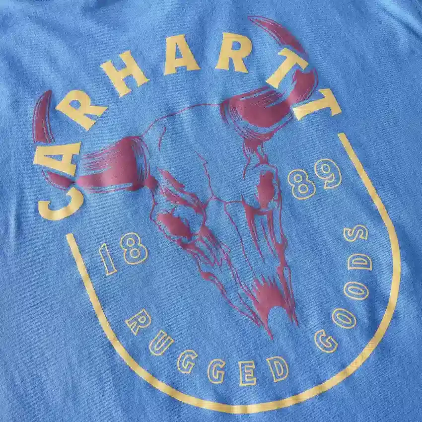 Camiseta de hombre Irvine de corte holgado con estampado de calavera
