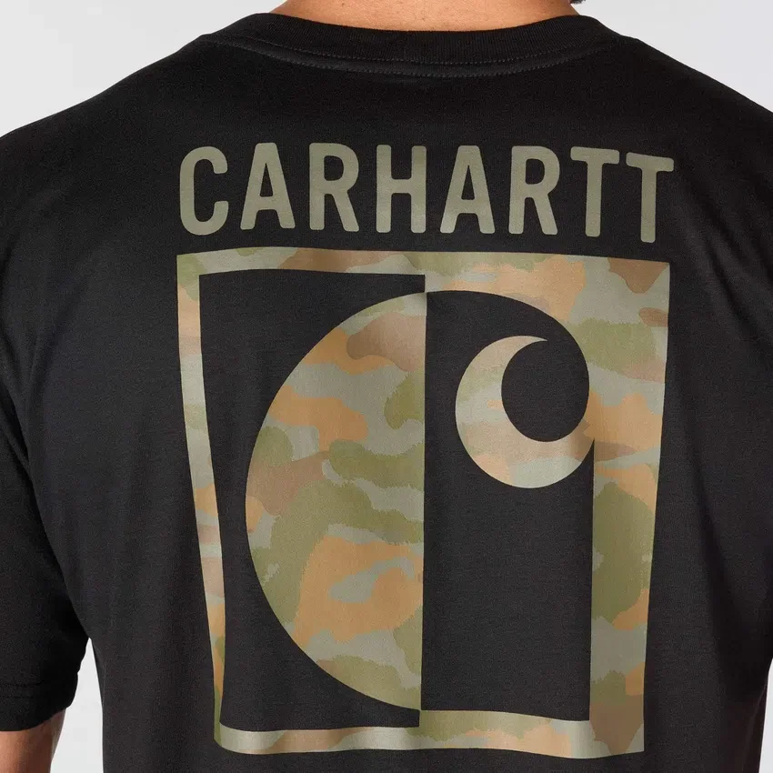 Camiseta de hombre Irvine de corte holgado con estampado de camuflaje