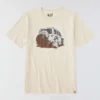 Camiseta de hombre Irvine de corte holgado con estampado «Mud»