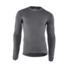 Camiseta de jerséu de cuello redondo Force, capa base elástica de peso pesado
