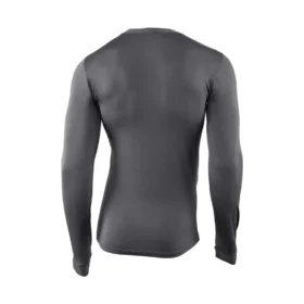 Camiseta de jerséu de cuello redondo Force, capa base elástica de peso pesado
