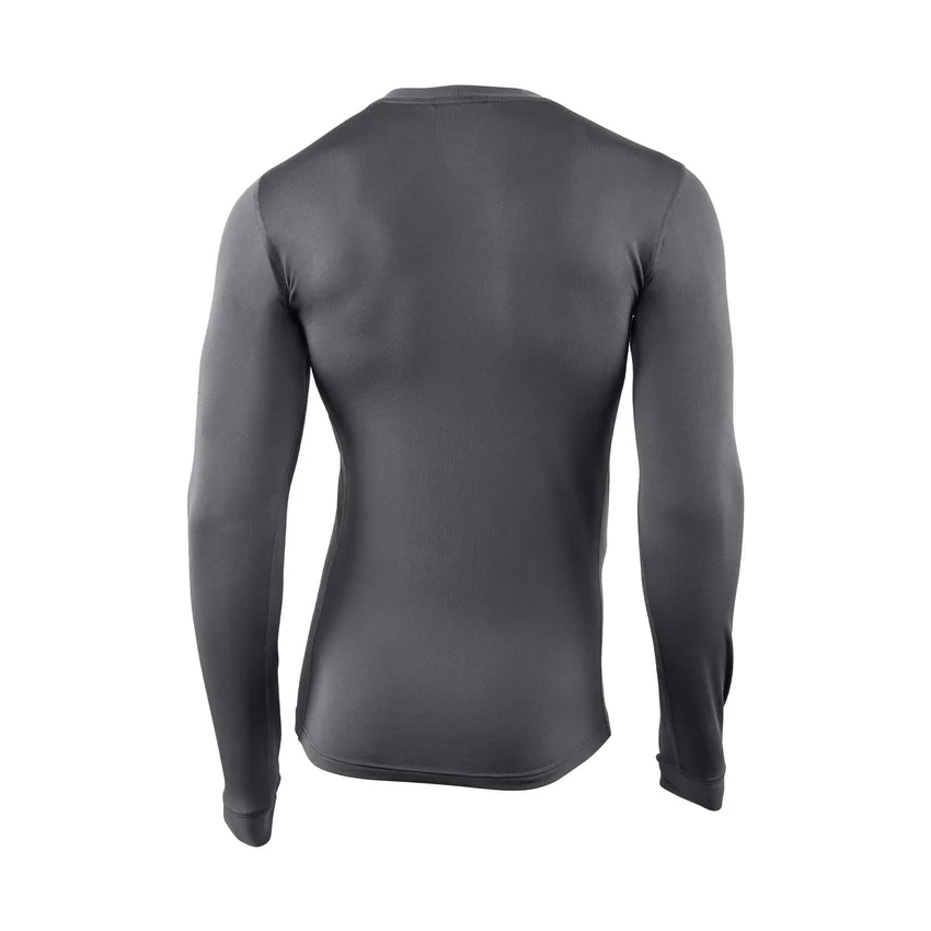 Camiseta de jerséu de cuello redondo Force, capa base elástica de peso pesado