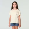 Camiseta de manguitos cortos con bolsillo tipo «Garden» para niña (niños pequeños/niños/jóvenes)