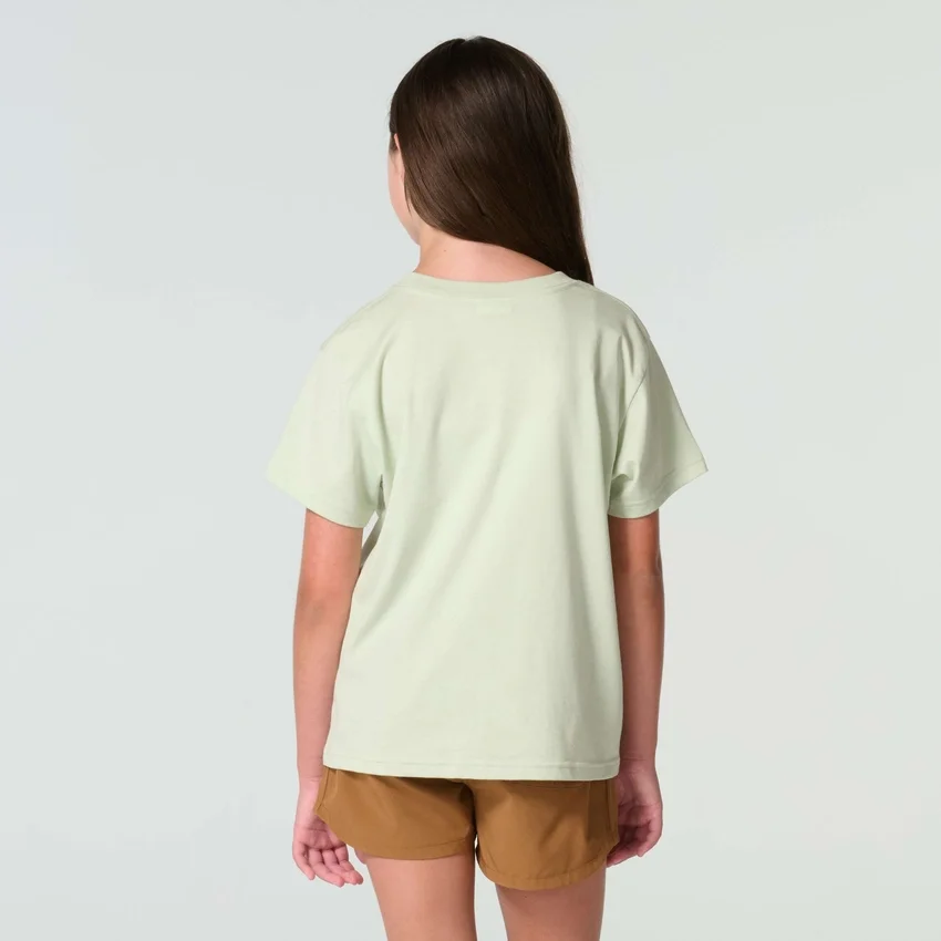 Camiseta de manguitos cortos con bolsillo tipo «Garden» para niña (niños pequeños/niños/jóvenes)