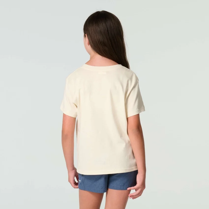 Camiseta de manguitos cortos con bolsillo tipo «Garden» para niña (niños pequeños/niños/jóvenes)