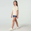 Camiseta de manguitos cortos con bolsillo tipo «Garden» para niña (niños pequeños/niños/jóvenes)
