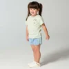 Camiseta de manguitos cortos con bolsillo tipo «Garden» para niña (niños pequeños/niños/jóvenes)