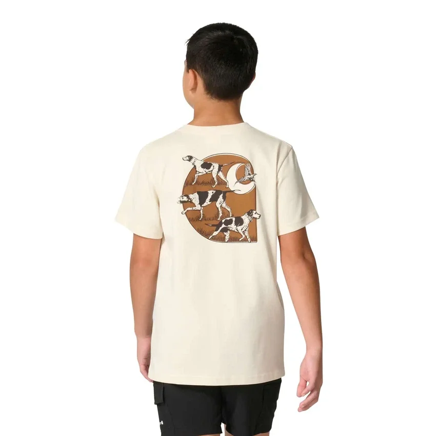 Camiseta de manguitos cortos con motivos de perros para niño (niños/jóvenes)