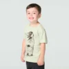Camiseta de manguitos cortos con perros para niño (niños pequeños/niños)