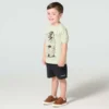 Camiseta de manguitos cortos con perros para niño (niños pequeños/niños)