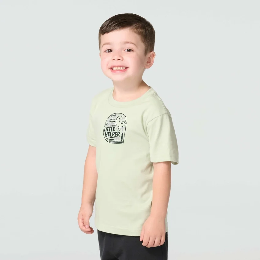 Camiseta de manguitos cortos «Little Helper» para niño (niños pequeños/bebés)