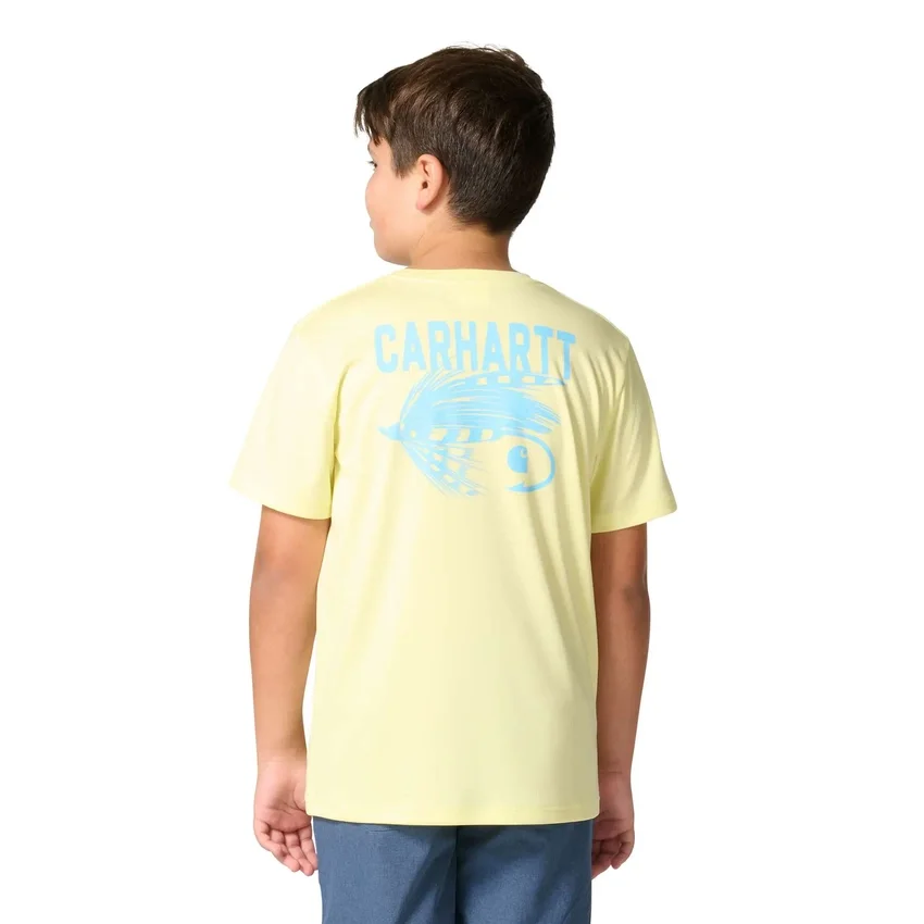 Camiseta de manguitos Force Sun Defender™ en tono jaspeado para niño (niños pequeños/niños)