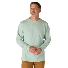Camiseta de manguitos largos con logo, corte holgado y tejido grueso «Dearborn» para hombre