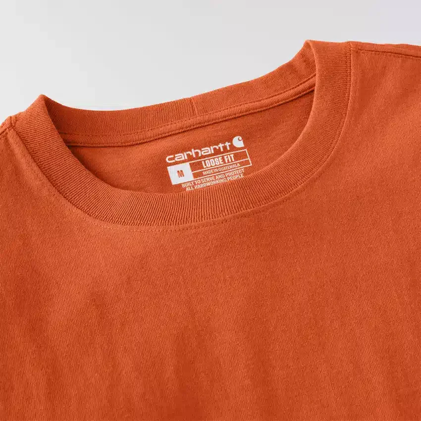 Camiseta de manguitos largos con logo, corte holgado y tejido grueso «Dearborn» para hombre