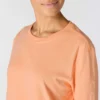 Camiseta de manguitos largos con logo «Dearborn» de corte holgado y tejido grueso para mujer