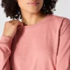 Camiseta de manguitos largos con logo «Dearborn» de corte holgado y tejido grueso para mujer