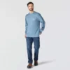 Camiseta de manguitos largos con logotipo «Fr Force Irvine» de corte holgado para hombre - Camisas ignífugas