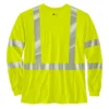 Camiseta de manguitos largos de alta visibilidad FR Force para hombre, corte holgado, clase 3