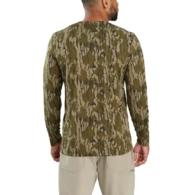 Camiseta de manguitos largos de camuflaje Force Sun Defender UPF 50+ para hombre – Camisas de protección solar