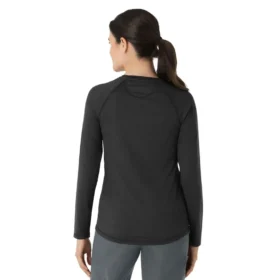 Camiseta de manguitos largos de rendimiento jaspeada «Force Sub-Scrubs» para mujer