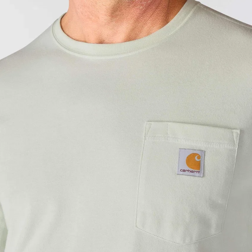 Camiseta de manguitos largos para hombre Force con bolsillo y tejido que absorbe la humedad