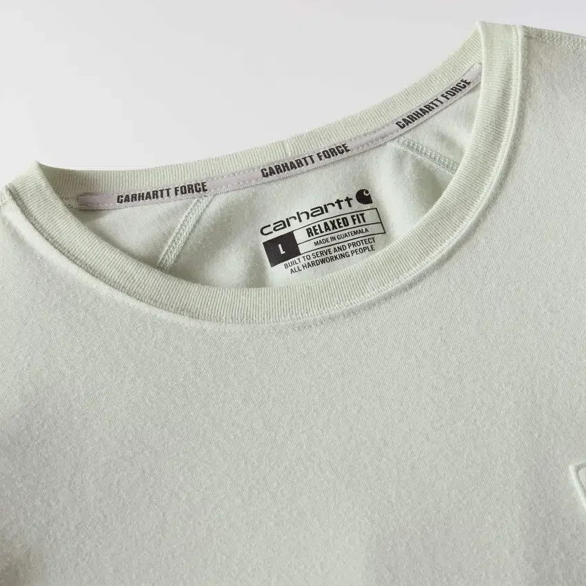 Camiseta de manguitos largos para hombre Force con bolsillo y tejido que absorbe la humedad