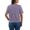 Camiseta de mujer de Tencel, corte holgado, ligera, con jerséis de cuello redondo y bolsillo
