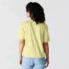 Camiseta de mujer de Tencel, corte holgado, ligera, con jerséis de cuello redondo y bolsillo