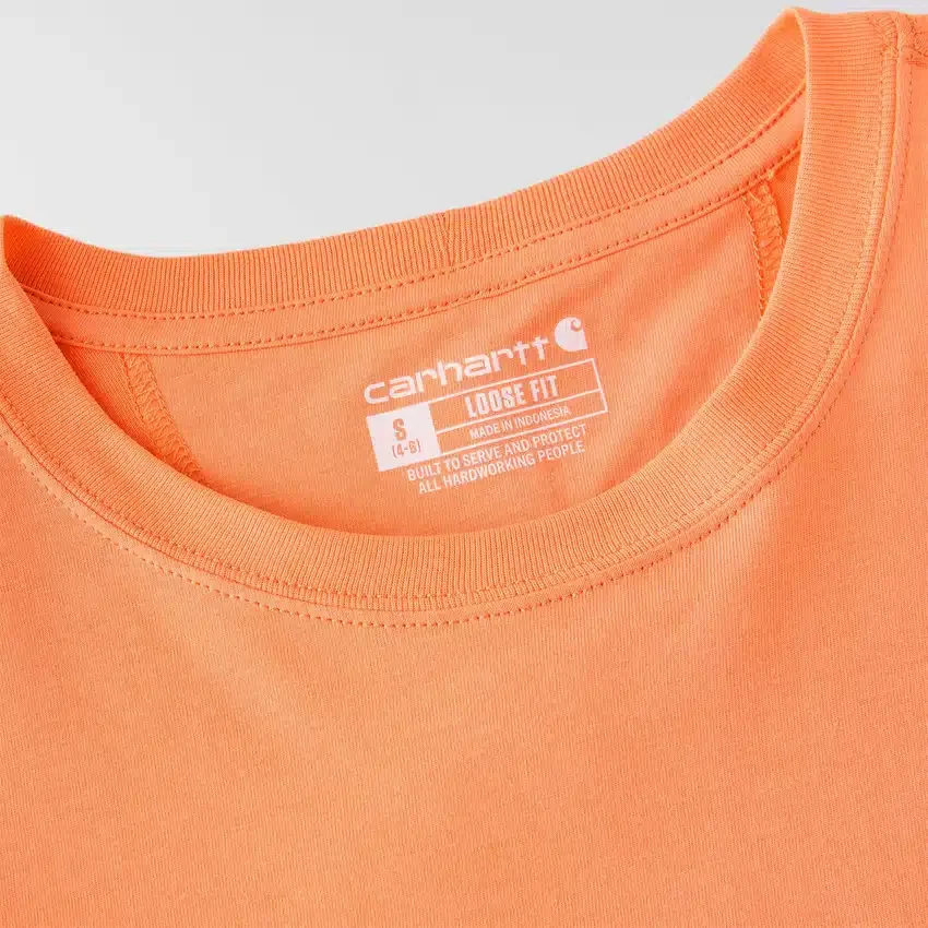 Camiseta de mujer de Tencel, corte holgado, ligera, con jerséis de cuello redondo y bolsillo