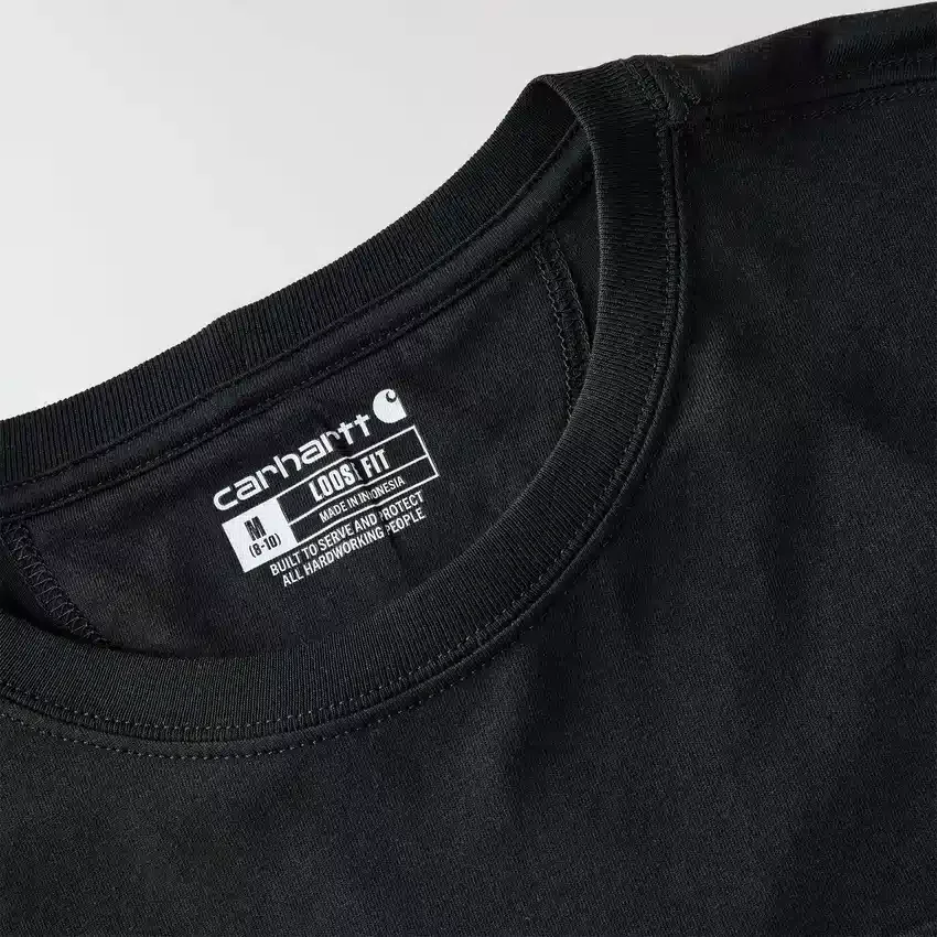 Camiseta de mujer de Tencel, corte holgado, ligera, con jerséis de cuello redondo y bolsillo