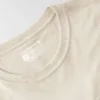 Camiseta de mujer de Tencel, corte holgado, ligera, con jerséis de cuello redondo y bolsillo
