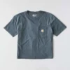 Camiseta de mujer de Tencel, corte holgado, ligera, con jerséis de cuello redondo y bolsillo