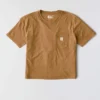 Camiseta de mujer de Tencel, corte holgado, ligera, con jerséis de cuello redondo y bolsillo