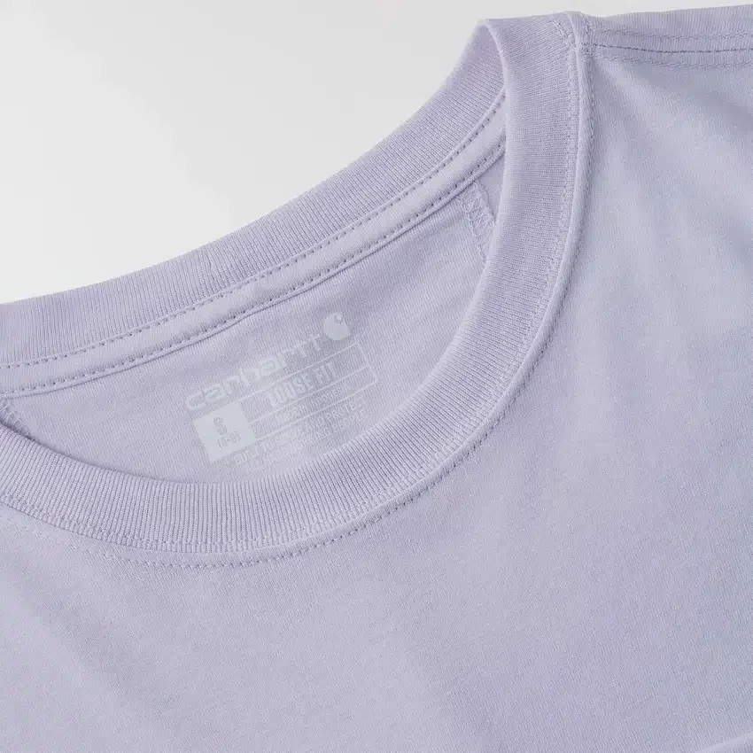 Camiseta de mujer de Tencel, corte holgado, manguitos largos, jerséis de cuello redondo y bolsillo
