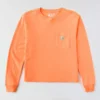 Camiseta de mujer de Tencel, corte holgado, manguitos largos, jerséis de cuello redondo y bolsillo