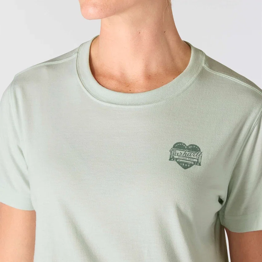 Camiseta de mujer Irvine de corte holgado con estampado Heritage Heart
