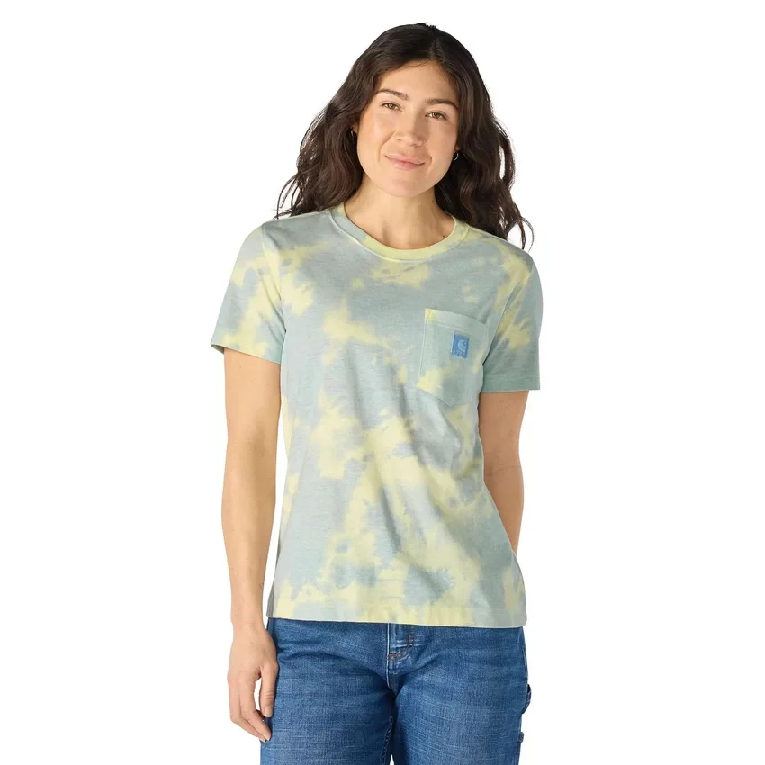 Camiseta de mujer Irvine de corte holgado y transpirable con bolsillos
