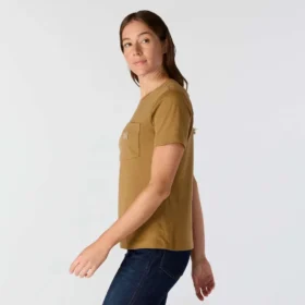 Camiseta de mujer Irvine de corte holgado y transpirable con bolsillos