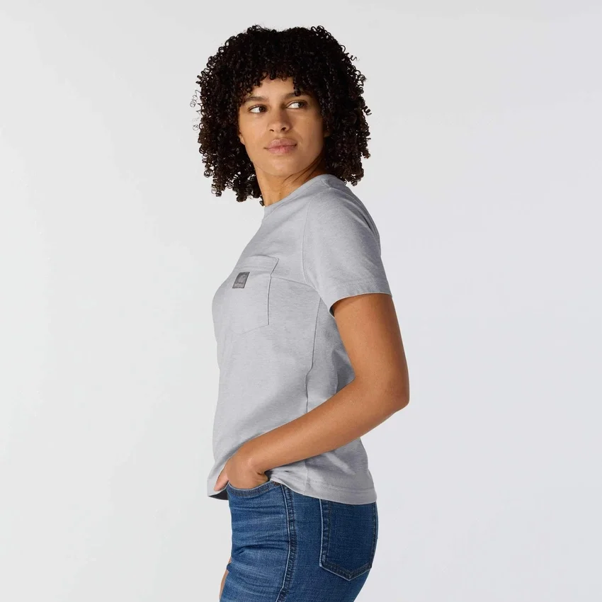Camiseta de mujer Irvine de corte holgado y transpirable con bolsillos